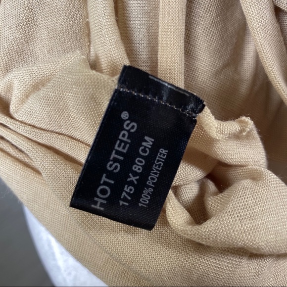 ⭐️SOLD-OUT⭐️ Hot Steps Beige Foulard Scarf - Picture 4 of 6